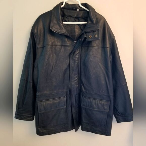 Roundtree and Yorke Leather Jacket size XL - Picture 1 of 8